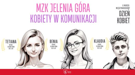 Jeleniogórski MZK składa kobietom najlepsze życzenia