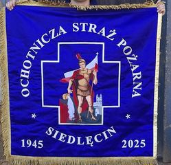 Druhowie z Siedlęcina doczekali się nowego sztandaru