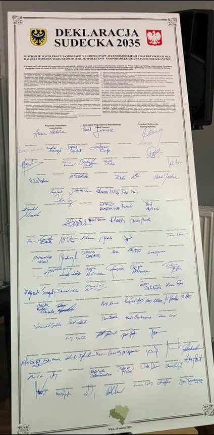 Deklaracja Sudecka 2035 podpisana