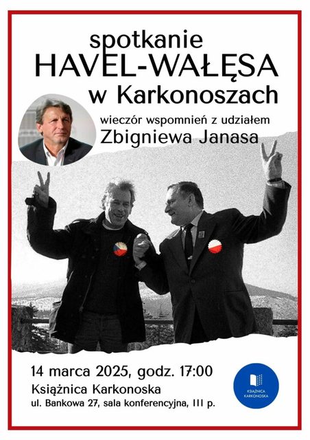 Havel–Wałęsa: spotkanie wspominkowe w Książnicy Karkonoskiej