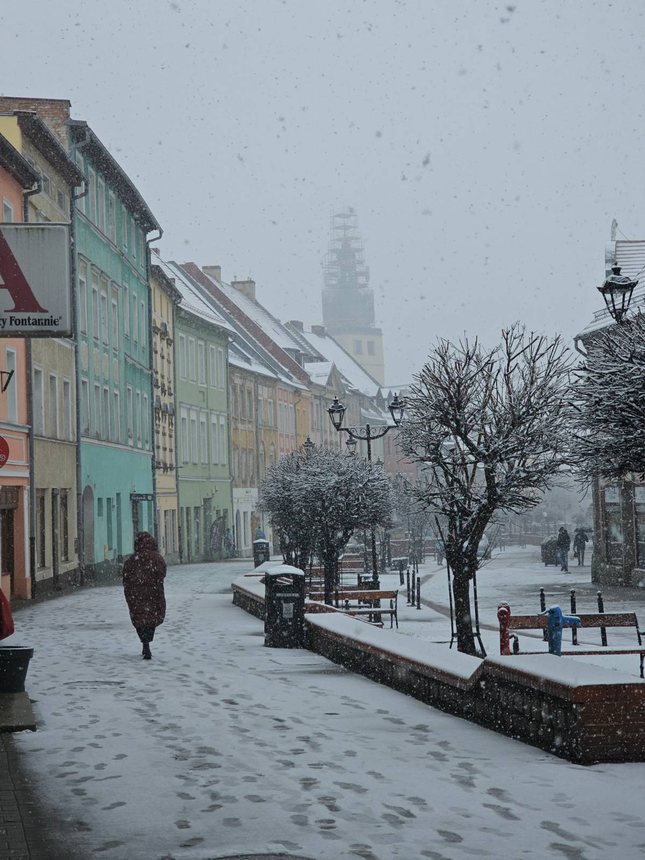 Pada śnieg w regionie
