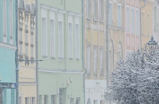 Pada śnieg w regionie