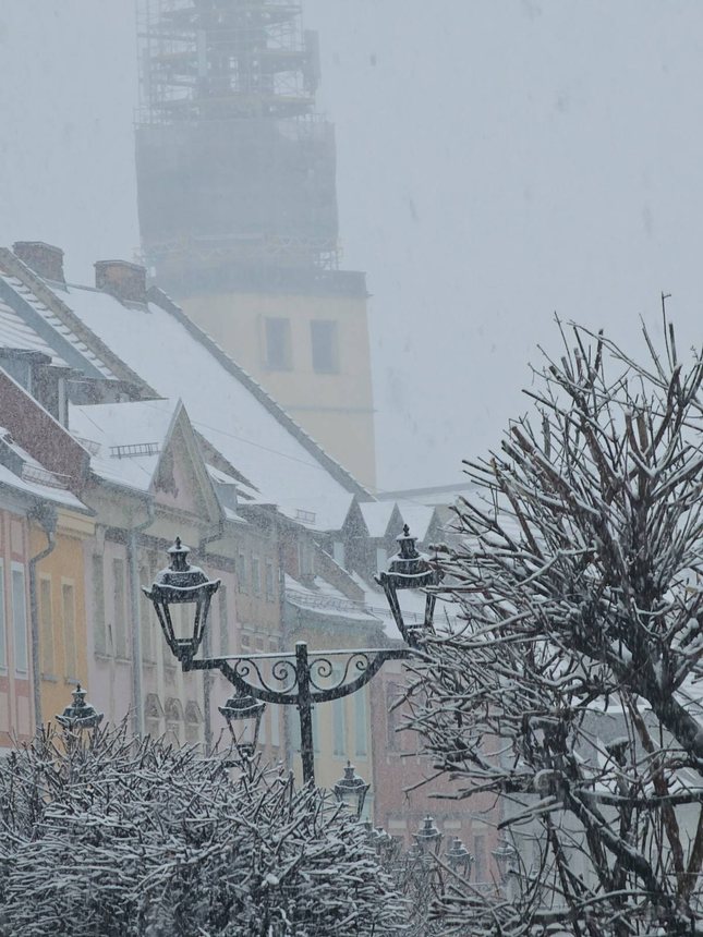 Pada śnieg w regionie