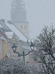 Pada śnieg w regionie