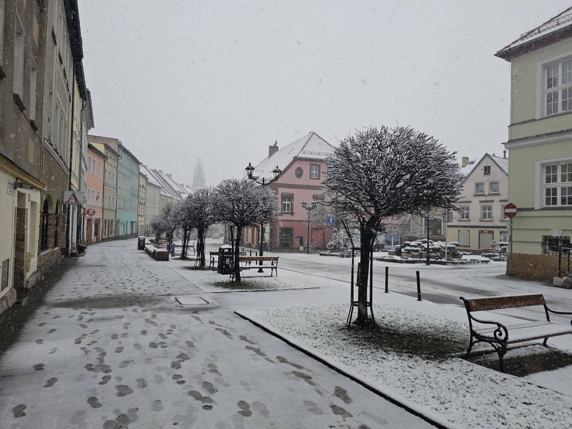 Pada śnieg w regionie