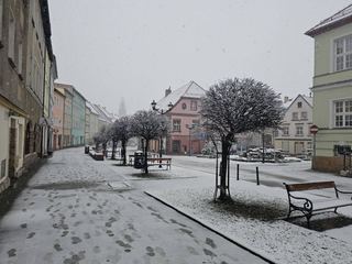 Pada śnieg w regionie