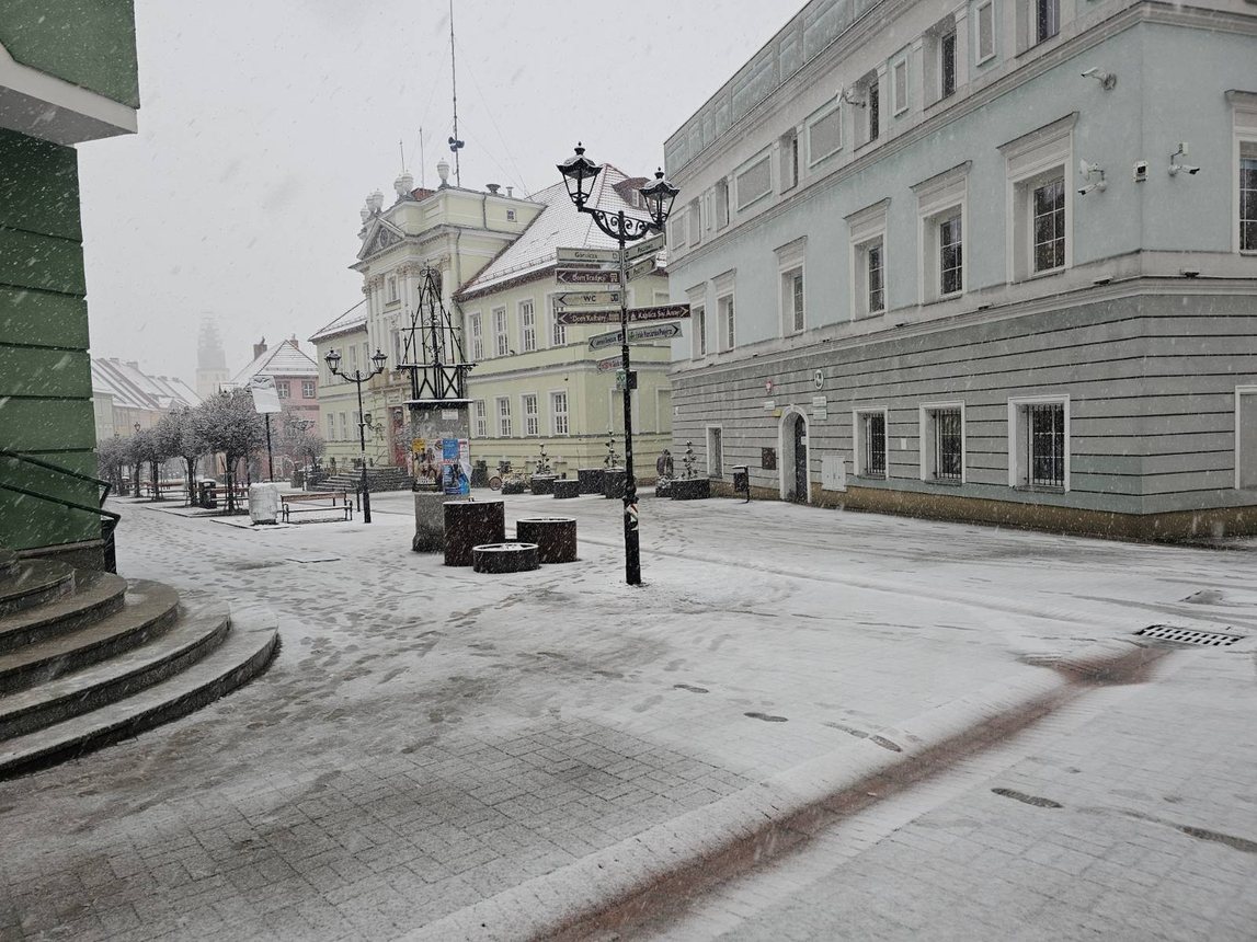 Pada śnieg w regionie