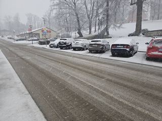 Pada śnieg w regionie