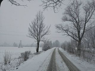 Pada śnieg w regionie