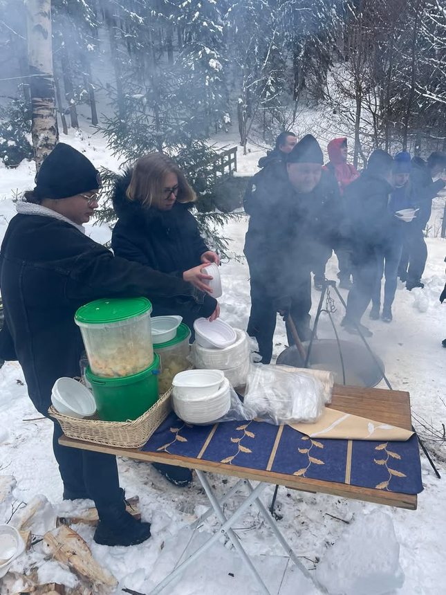 Powitanie słońca w Budnikach