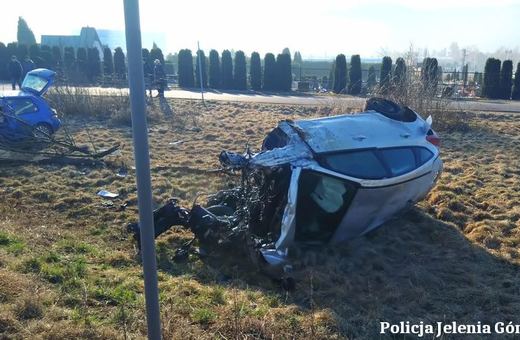 Wypadek w Piechowicach