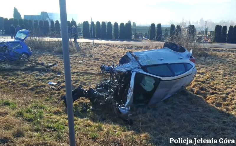 Wypadek w Piechowicach