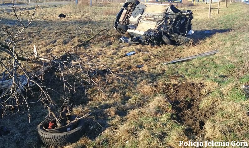 Wypadek w Piechowicach