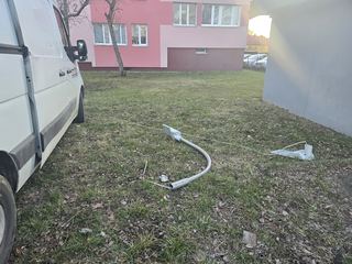 Skosił lampy