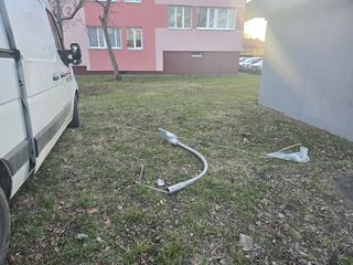 Skosił lampy