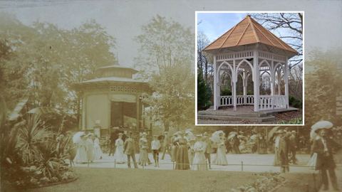 Trzeba przyznać, że przed laty cieplicka altanka cieszyła się większą popularnością niż obecnie. fot. fotopolska.eu