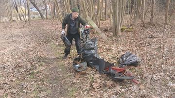 Zbierali śmieci w Janowicach