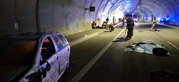 Ćwiczenia służb w tunelach na S3