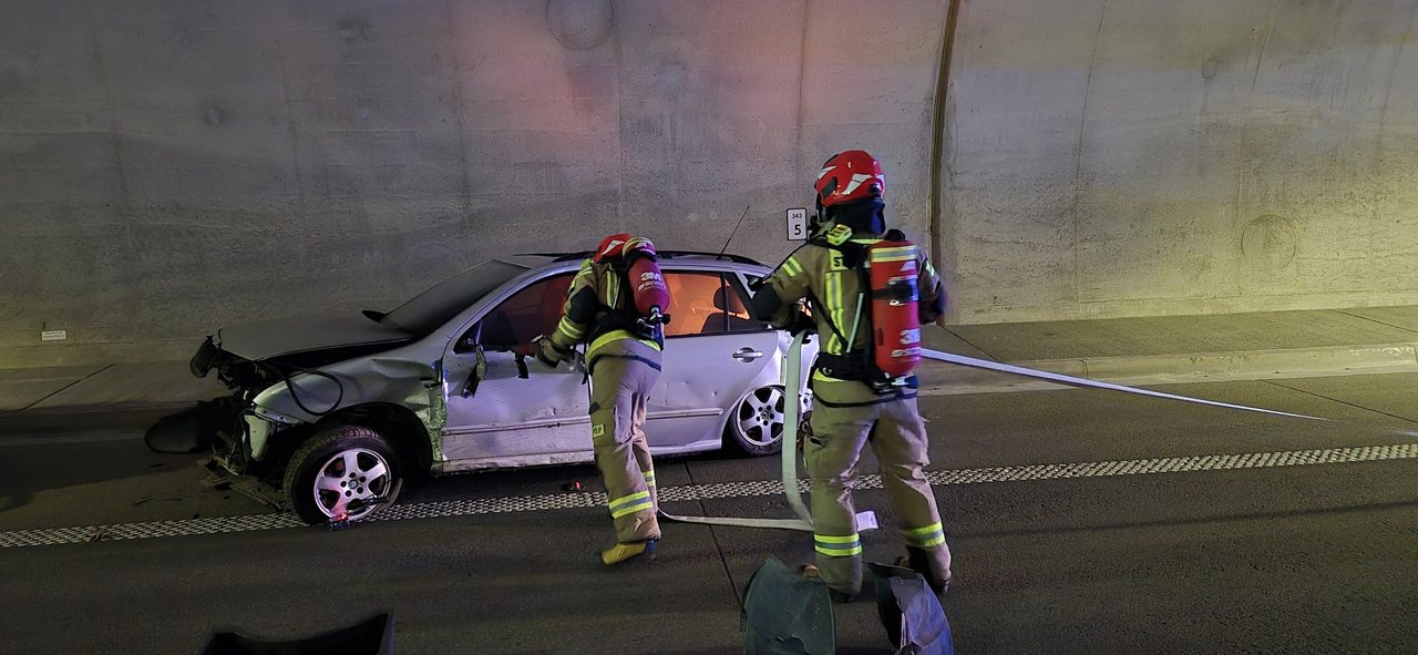 Ćwiczenia służb w tunelach na S3