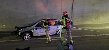 Ćwiczenia służb w tunelach na S3