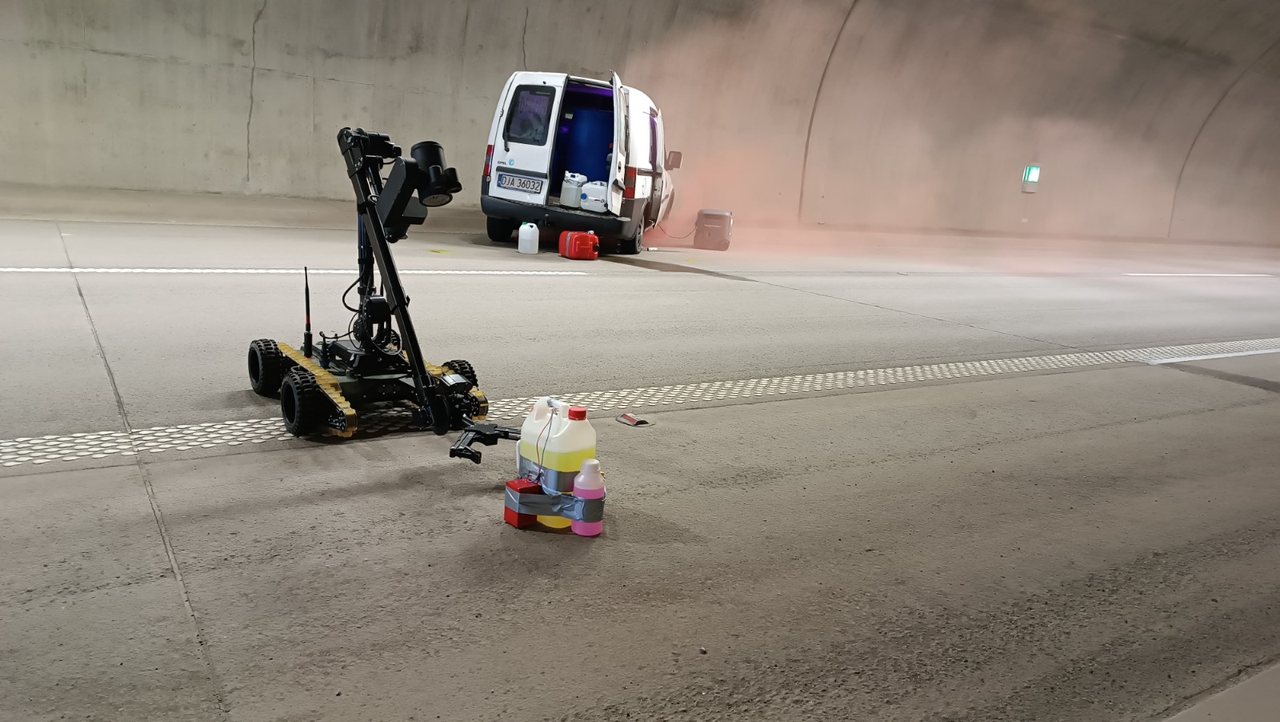 Ćwiczenia służb w tunelach na S3