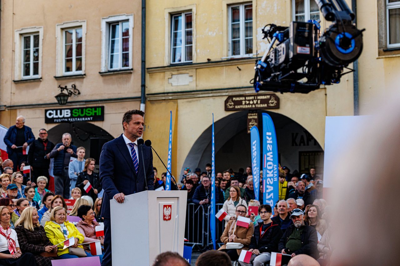 Rafał Trzaskowski w Jeleniej Górze