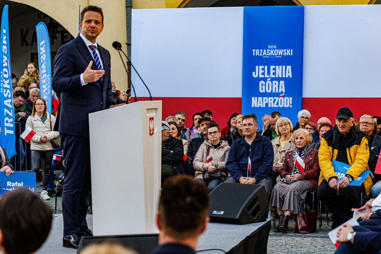 Rafał Trzaskowski w Jeleniej Górze