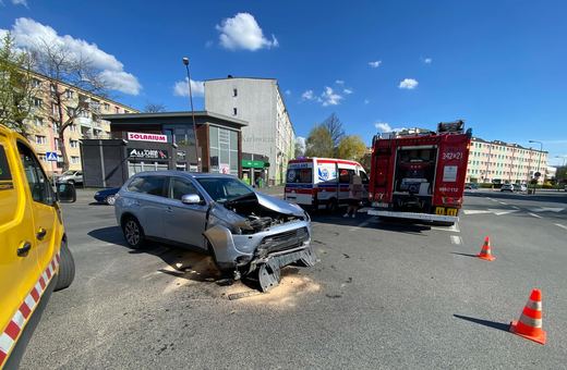 Zderzenie na Różyckiego – dziecko "najadło" się strachu