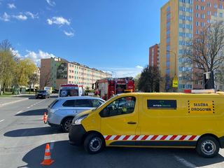 Zderzenie na Różyckiego – dziecko "najadło" się strachu