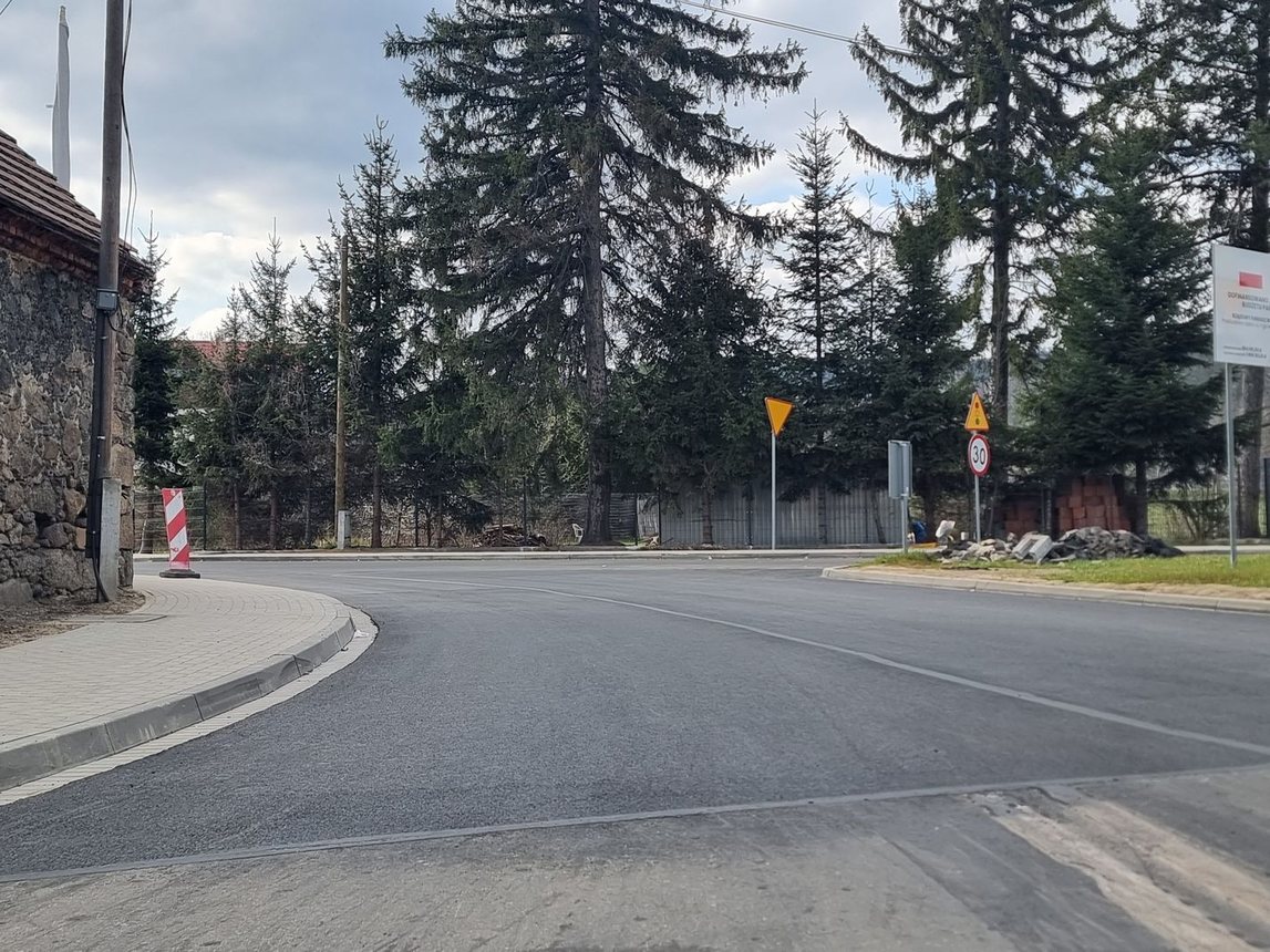 Trwa przebudowa ulicy przy wiadukcie