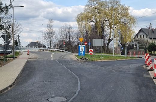 Trwa przebudowa ulicy przy wiadukcie