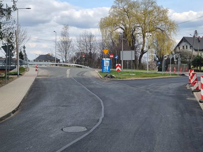 Trwa przebudowa ulicy przy wiadukcie