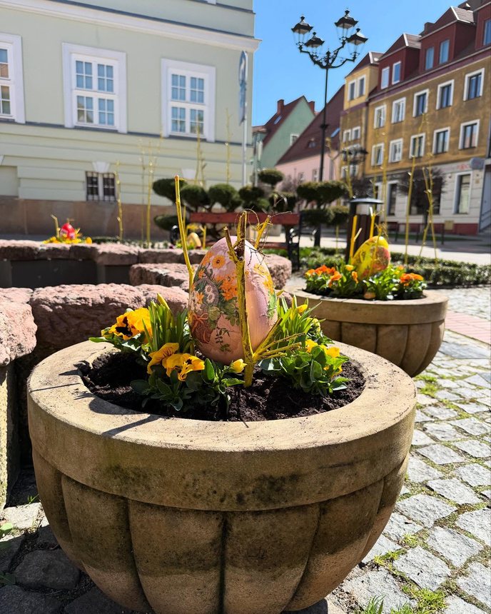 Wielkanocne dekoracje na starówce