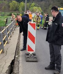 Utrudnienia na moście w Trzcińsku