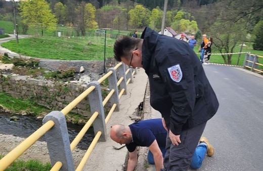 Utrudnienia na moście w Trzcińsku
