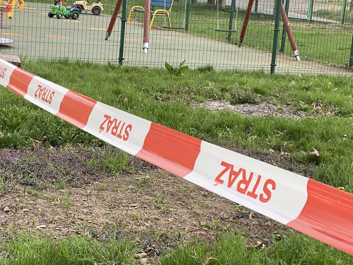 Drzewo spadło na szklarnię w Siedlęcinie