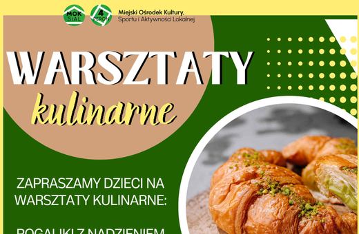 Warsztaty kulinarne – rogaliki z dubajskim nadzieniem