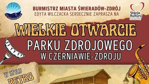 Wielkie otwarcie Parku Zdrojowego w Czerniawie–Zdroju