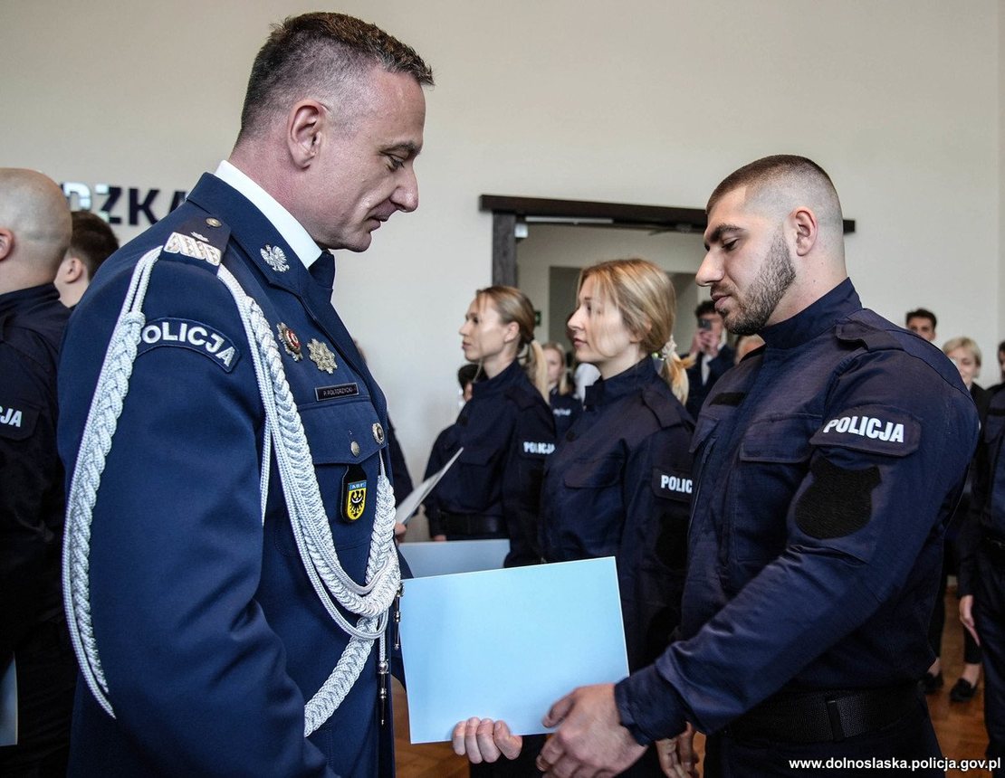Nowi policjanci złożyli ślubowanie