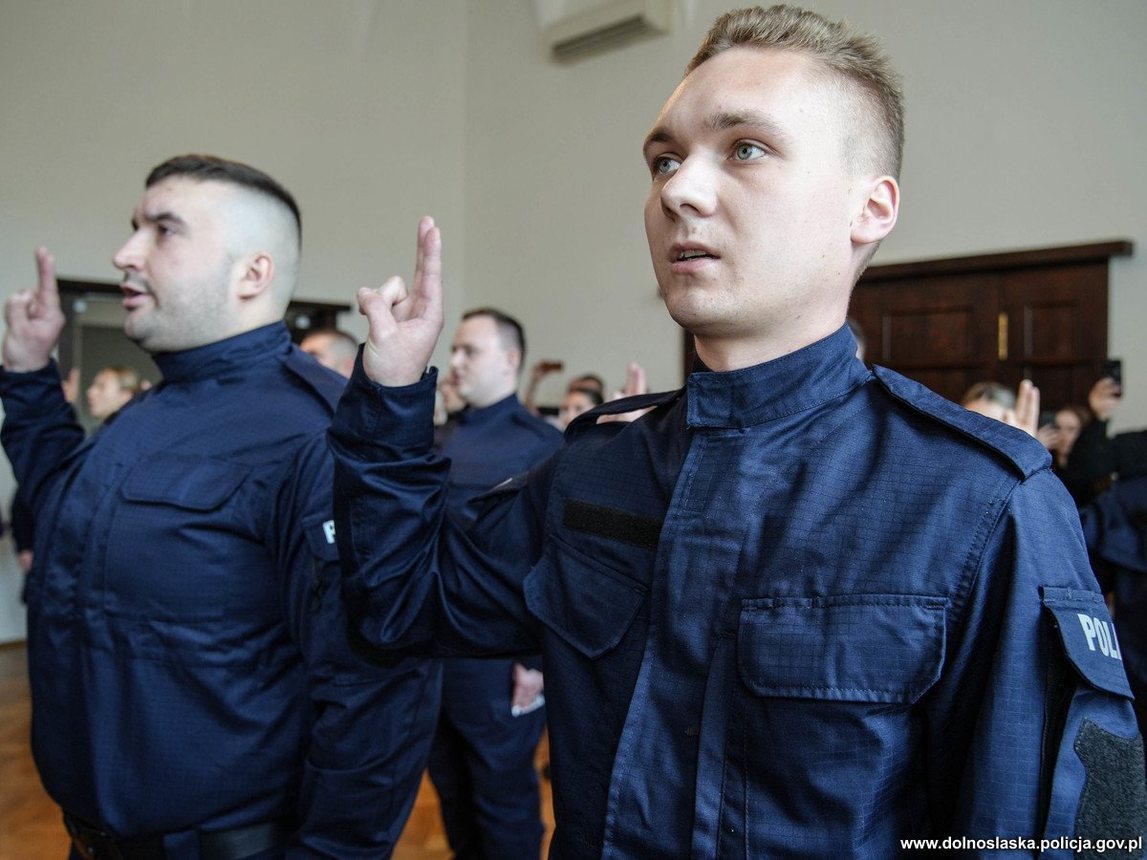 Nowi policjanci złożyli ślubowanie