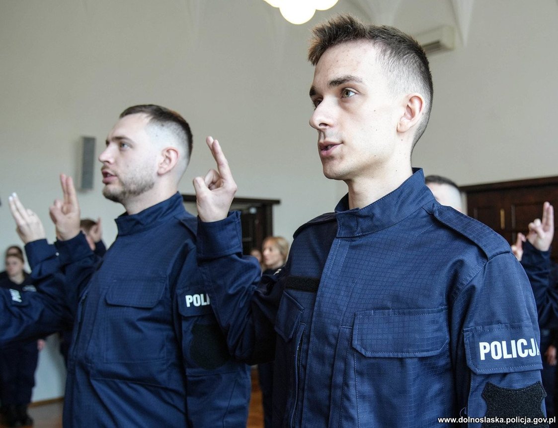 Nowi policjanci złożyli ślubowanie