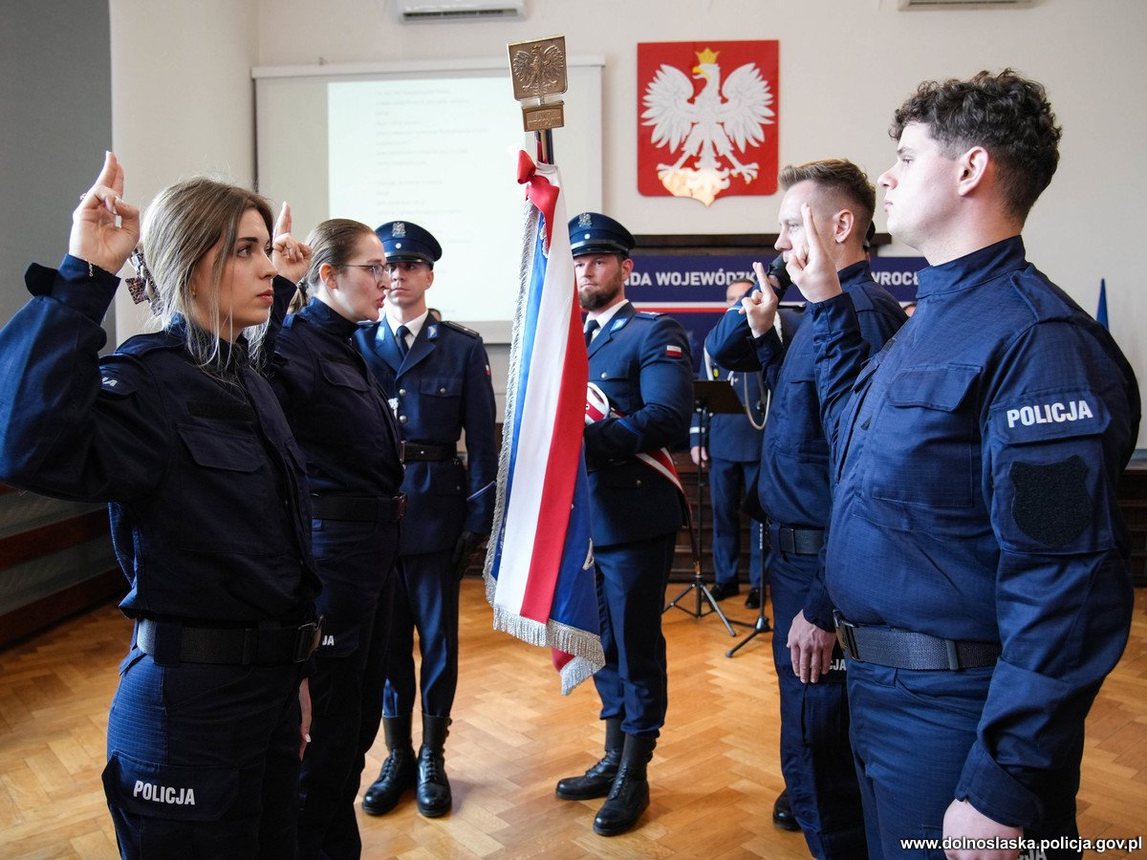 Nowi policjanci złożyli ślubowanie