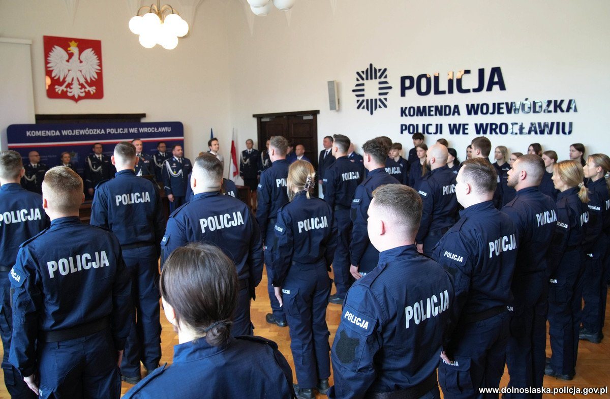 Nowi policjanci złożyli ślubowanie