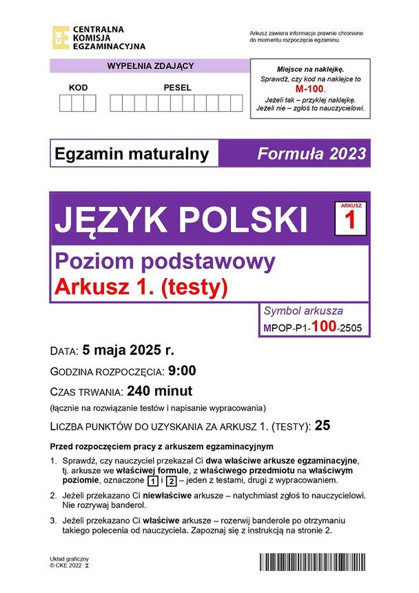 Matura z polskiego – chyba powinno być dobrze
