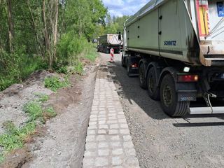 Droga do Podgórzyna – prace bez zakłóceń