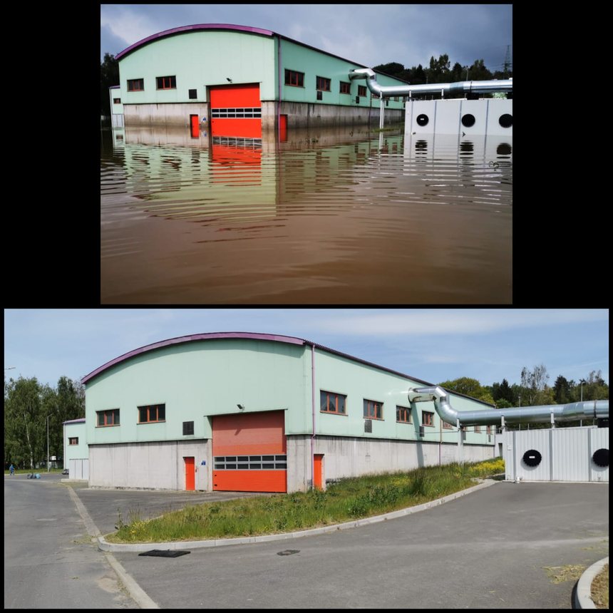 Oczyszczalnia wraca do pełnej pracy po powodzi