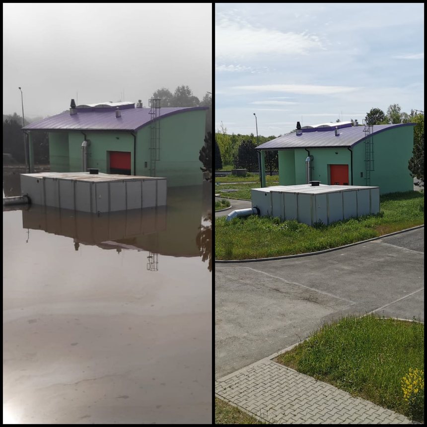 Oczyszczalnia wraca do pełnej pracy po powodzi