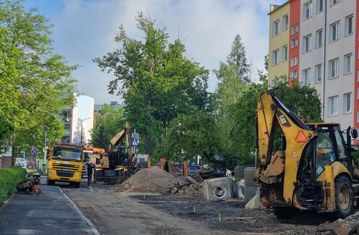 Niepogoda nie wstrzymała robót