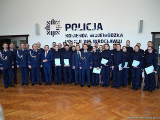 Nowi funkcjonariusze dołączają do dolnośląskiej Policji