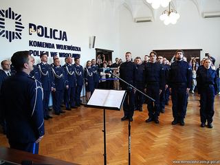 Nowi funkcjonariusze dołączają do dolnośląskiej Policji